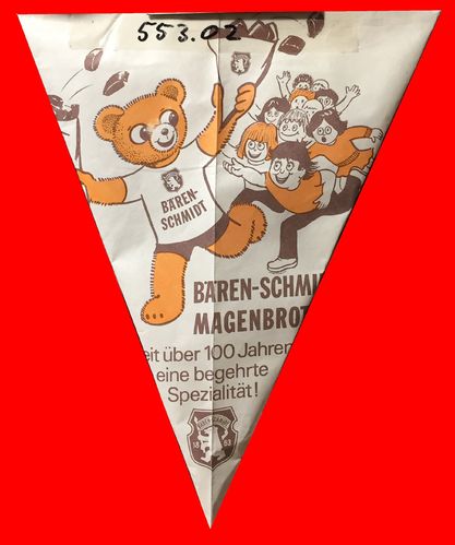 Spitztüte Magenbrot Nostalgie Bären-Schmidt Bär 100st.