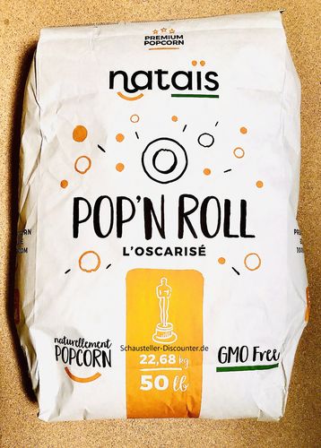 Natais Premium Popcorn Mais - PopNRoll Mushroom - 22,68 Kg/Sack