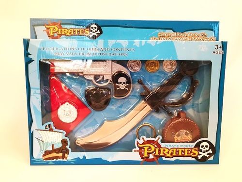 Piraten Set im Karton, 42x27 cm