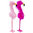 Flamingo Boa Kugelschreiber, 12st./Display